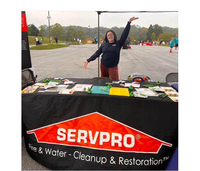 Our Head of Marketing and Business Development, Brianna Pacheco, at a UMD at Shady Grove Job Fair!